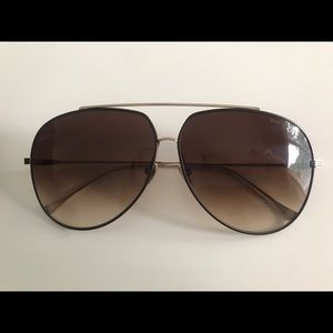 Dita Tinted Aviator Sunglasses
